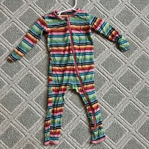 KicKee Pants zip up 12-18 month pajamas